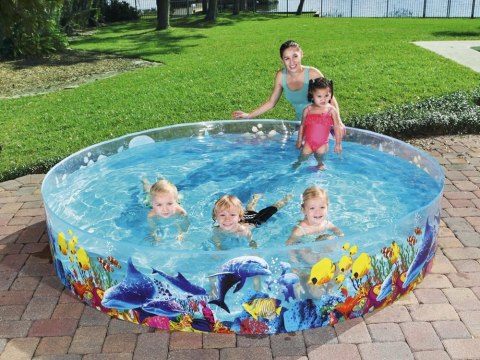 Bestway basen brodzik dla dzieci 244x46cm 55031 Bestway basen brodzik dla dzieci 244x46cm 55031