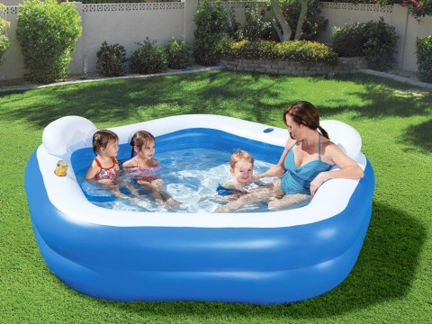 Bestway dmuchany BASEN 213 x 206 x 69cm 54153 Bestway dmuchany BASEN 213 x 206 x 69cm 54153