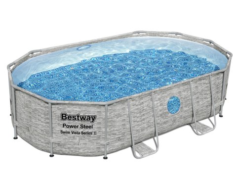 Bestway Basen stelaż 488x305x107 11w1 kamień 56946 Bestway Basen stelaż 488x305x107 11w1 kamień 56946