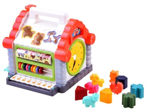 Interaktywny Domek sorter klocki zwierzątka ZA3518 Interaktywny Domek sorter klocki zwierzątka ZA3518
