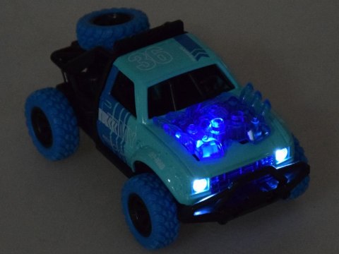 Metalowe Autko Predator 4x4 jazda kaskaderska Światło + dźwięk ZA3581 Metalowe Autko Predator 4x4 jazda kaskaderska Światło + dźwięk ZA3581
