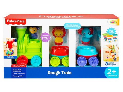 Fisher Price Pociąg masa plastyczna 3 kol. ZA3619 Fisher Price Pociąg masa plastyczna 3 kol. ZA3619