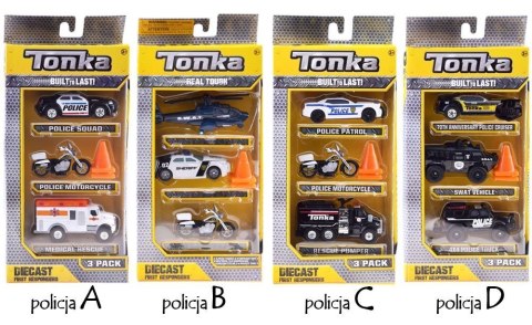 Hasbro autka Tonka zestaw Policja ZA3633 Hasbro autka Tonka zestaw Policja ZA3633