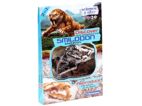 Clementoni Smilodon Zbuduj szkielet tygrysa ZA3713 Clementoni Smilodon Zbuduj szkielet tygrysa ZA3713
