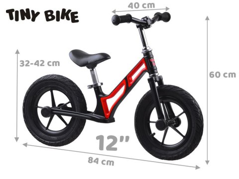 Rowerek biegowy Tiny Bike gumowe koła 12cal SP0662 Rowerek biegowy Tiny Bike gumowe koła 12cal SP0662
