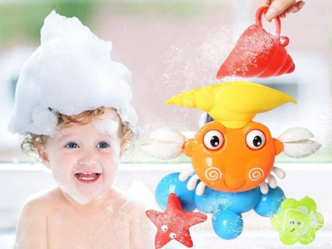 Zabawka do kąpieli Kolorowy krab z fontanna ZA3698 Zabawka do kąpieli Kolorowy krab z fontanna ZA3698