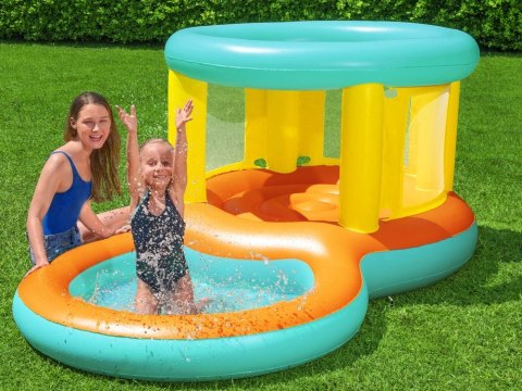 Bestway Zestaw 2w1 Dmuchany Plac zabaw Jumptopia brodzik + trampolina 52385 Bestway Zestaw 2w1 Dmuchany Plac zabaw Jumptopia brodzik + trampolina 52385