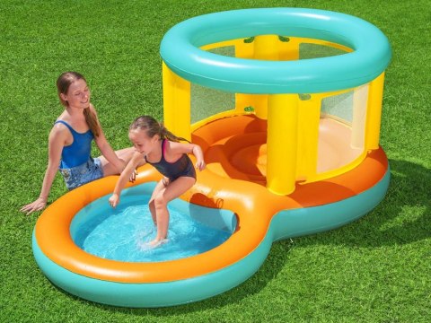 Bestway Zestaw 2w1 Dmuchany Plac zabaw Jumptopia brodzik + trampolina 52385 Bestway Zestaw 2w1 Dmuchany Plac zabaw Jumptopia brodzik + trampolina 52385