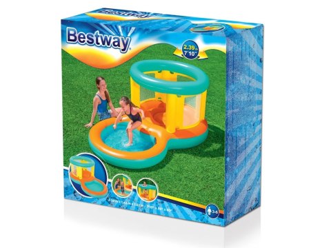 Bestway Zestaw 2w1 Dmuchany Plac zabaw Jumptopia brodzik + trampolina 52385 Bestway Zestaw 2w1 Dmuchany Plac zabaw Jumptopia brodzik + trampolina 52385