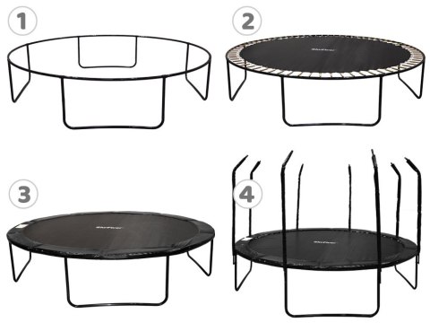 Trampolina ogrodowa SkyFlyer + drabinka 12FT 366cm Trampolina ogrodowa SkyFlyer + drabinka 12FT 366cm