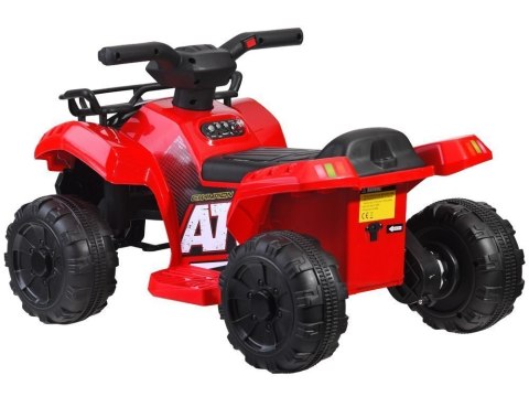 QUAD na akumulator dla dziecka światła PA0256 czerwony QUAD na akumulator dla dziecka światła PA0256 czerwony
