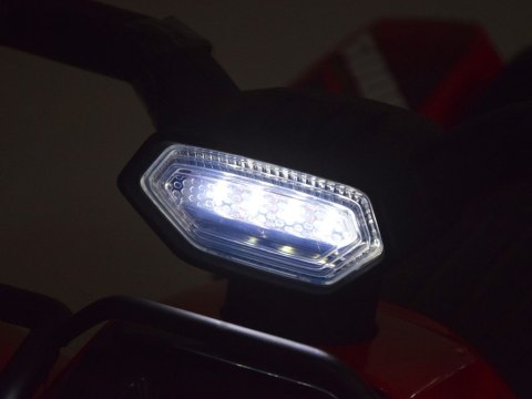 QUAD na akumulator dla dziecka światła PA0256 czerwony QUAD na akumulator dla dziecka światła PA0256 czerwony