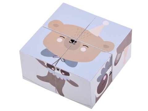 Drewniane Klocki puzzle zwierzątka obrazki ZA4114 Drewniane Klocki puzzle zwierzątka obrazki ZA4114