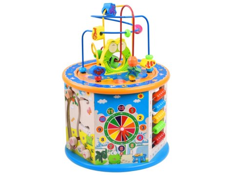 Drewniana kostka edukacyjna sorter 8w1 ZA4117 Drewniana kostka edukacyjna sorter 8w1 ZA4117