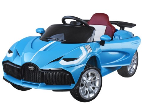 Auto na akumulator Cabrio z funkcją bujania PA0270 niebieski Auto na akumulator Cabrio z funkcją bujania PA0270 niebieski