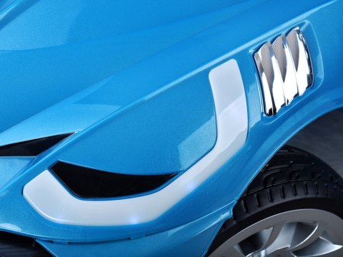 Auto na akumulator Cabrio z funkcją bujania PA0270 niebieski Auto na akumulator Cabrio z funkcją bujania PA0270 niebieski