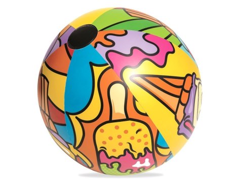Bestway Dmuchana kolorowa piłka plażowa 91cm 31044 Bestway Dmuchana kolorowa piłka plażowa 91cm 31044