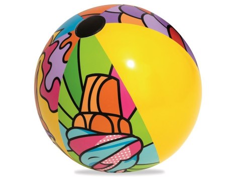 Bestway Dmuchana kolorowa piłka plażowa 91cm 31044 Bestway Dmuchana kolorowa piłka plażowa 91cm 31044