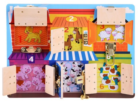 Tablica sensoryczna manipulacyjna zamki ZA4133 Tablica sensoryczna manipulacyjna zamki ZA4133