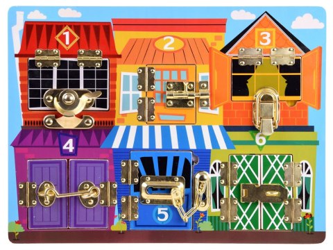 Tablica sensoryczna manipulacyjna zamki ZA4133 Tablica sensoryczna manipulacyjna zamki ZA4133