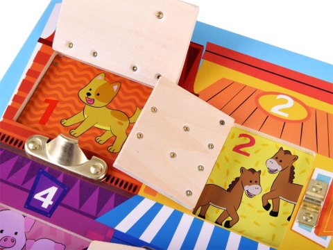 Tablica sensoryczna manipulacyjna zamki ZA4133 Tablica sensoryczna manipulacyjna zamki ZA4133