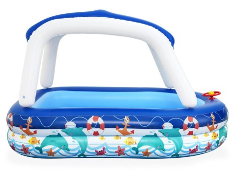 Bestway Dmuchany basen z odpinanym daszkiem + kierownica Sea Captain 54370 Bestway Dmuchany basen z odpinanym daszkiem + kierownica Sea Captain 54370