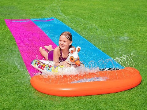 Bestway Podwójny ślizg wodny LAMA RAMA + materace Długi - 4,88m 52320 Bestway Podwójny ślizg wodny LAMA RAMA + materace Długi - 4,88m 52320