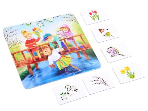 Jawa Edukacyjna gra dla przedszkolaków 4 PORY ROKU układanka memory GR0385 Jawa Edukacyjna gra dla przedszkolaków 4 PORY ROKU układanka memory GR0385