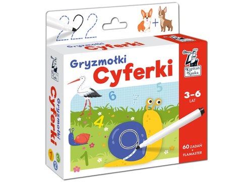 Karty do rysowania Gryzmołki Cyferki 3-6l KS0668 Karty do rysowania Gryzmołki Cyferki 3-6l KS0668