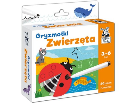 Karty do rysowania Gryzmołki Zwierzęta 3-6l KS0686 Karty do rysowania Gryzmołki Zwierzęta 3-6l KS0686