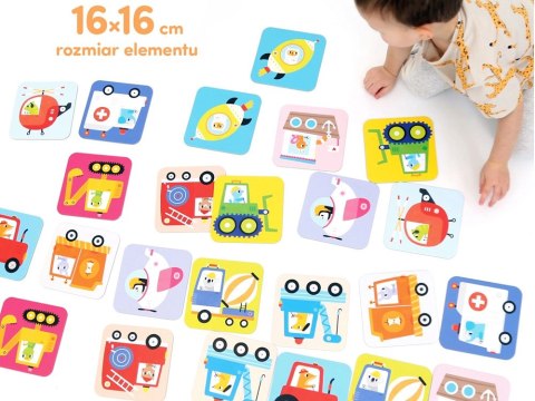 CzuCzu Duuuże Memory Pojazdy gra edukacyjna ZA4074 CzuCzu Duuuże Memory Pojazdy gra edukacyjna ZA4074