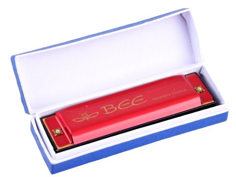 Metalowa HARMONIJKA ustna Organki Bee IN0126 Metalowa HARMONIJKA ustna Organki Bee IN0126