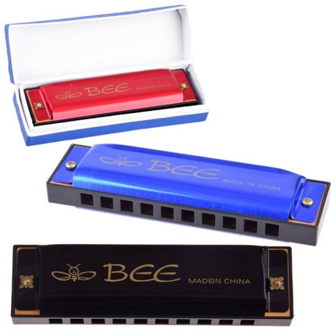 Metalowa HARMONIJKA ustna Organki Bee IN0126 Metalowa HARMONIJKA ustna Organki Bee IN0126