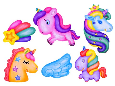Kreatywny zestaw magnesy Unicorn Zrób to samZA3772 Kreatywny zestaw magnesy Unicorn Zrób to samZA3772