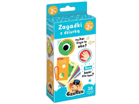 CzuCzu Zagadki z dziurką książeczka 2+ ZA4038 CzuCzu Zagadki z dziurką książeczka 2+ ZA4038