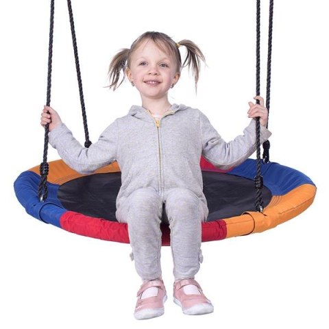 NILS NB5003 BOCIANIE GNIAZDO HUŚTAWKA NIEBIESKI CZERWONY POMARAŃCZOWY ŚR.90 CM NILS NILS NB5003 BOCIANIE GNIAZDO HUŚTAWKA NIEBIESKI CZERWONY POMARAŃCZOWY ŚR.90 CM NILS