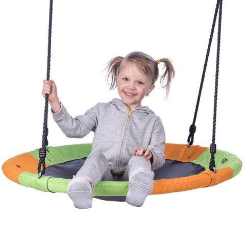 NILS NB5003 BOCIANIE GNIAZDO HUŚTAWKA POMARAŃCZOWO ZIELONY ŚR.90 CM NILS NILS NB5003 BOCIANIE GNIAZDO HUŚTAWKA POMARAŃCZOWO ZIELONY ŚR.90 CM NILS