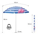 NILS NC7811 PARASOL PLAŻOWY 180 CM NILS CAMP