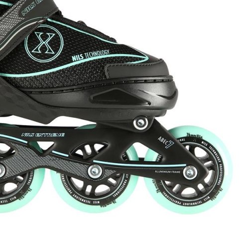 NILS EXTREME NA11008 CZARNO-MIĘTOWY ROZM. L (39-42) ŁYŻWOROLKI NILS EXTREME NILS EXTREME NA11008 CZARNO-MIĘTOWY ROZM. L (39-42) ŁYŻWOROLKI NILS EXTREME