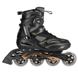 NILS EXTREME NA2150 CZARNO-ZŁOTY ROZM. 43 ŁYŻWOROLKI NILS EXTREME