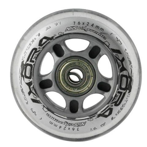 NILS EXTREME PU 76x24 82A PRZEZROCZYSTE (4 szt.) + ABEC-7 (8 szt.) ZESTAW NILS EXTREME NILS EXTREME PU 76x24 82A PRZEZROCZYSTE (4 szt.) + ABEC-7 (8 szt.) ZESTAW NILS EXTREME
