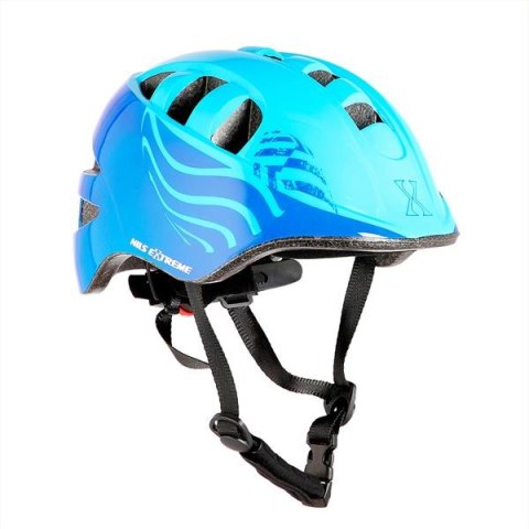 NILS EXTREME MTW08 NIEBIESKI ROZM. XS (47-56CM) KASK DZIECIĘCY NILS EXTREME