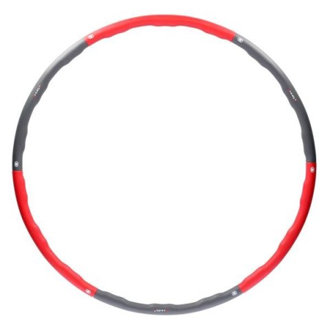 HMS HHP002 RED-GREY HULA HOP 1,2KG 100CM HMS