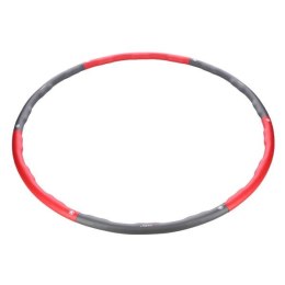 HMS HHP002 RED-GREY HULA HOP 1,2KG 100CM HMS