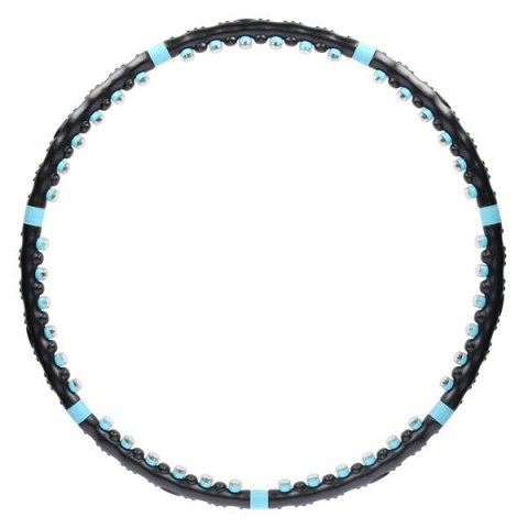 HMS HHP006 BLACK-BLUE HULA HOP MASUJĄCY Z MAGNESAMI 98CM HMS