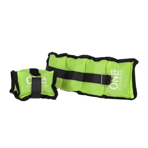 ONE FITNESS WW01 GREEN OBCIĄŻNIKI 2 x 0.7 KG ONE FITNESS ONE FITNESS WW01 GREEN OBCIĄŻNIKI 2 x 0.7 KG ONE FITNESS