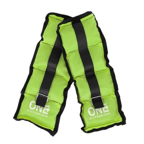 ONE FITNESS WW02 GREEN OBCIĄŻNIKI 2 x 1.5 KG ONE FITNESS ONE FITNESS WW02 GREEN OBCIĄŻNIKI 2 x 1.5 KG ONE FITNESS