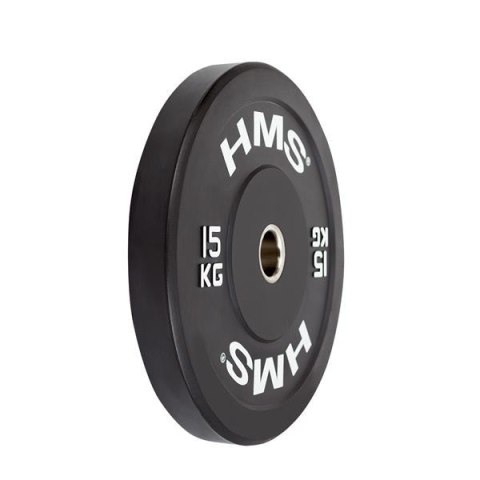 HMS BBR15 BLACK TALERZ OLIMPIJSKI BUMPER 15 KG HMS HMS BBR15 BLACK TALERZ OLIMPIJSKI BUMPER 15 KG HMS