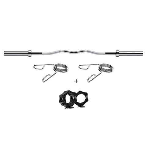 HMS PREMIUM GOL200 + (ZG 1000B) GRYF OLIMPIJSKI ŁAMANY 13.5KG 1500MM HMS PREMIUM HMS PREMIUM GOL200 + (ZG 1000B) GRYF OLIMPIJSKI ŁAMANY 13.5KG 1500MM HMS PREMIUM