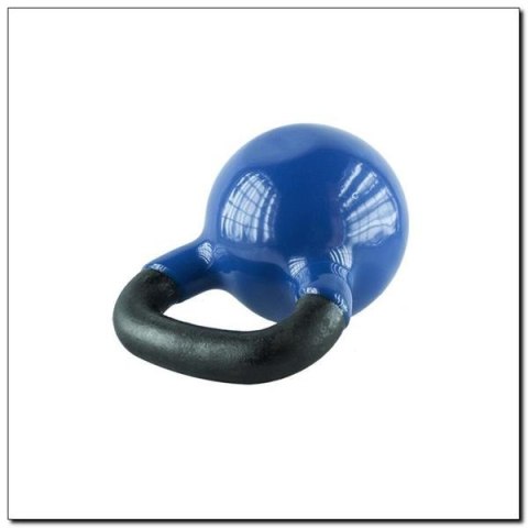 HMS KNV04 BLUE KETTLEBELL ŻELIWNY POKRYTY WINYLEM HMS HMS KNV04 BLUE KETTLEBELL ŻELIWNY POKRYTY WINYLEM HMS
